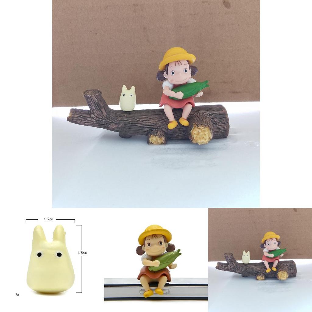 Pvc My Neighbor Totoro Mei Sitting Statue With Corn For Wedding Gift And Party Decor