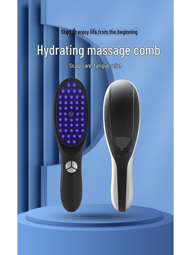 Электрический массажер для кожи головы против выпадения волос со светотерапией