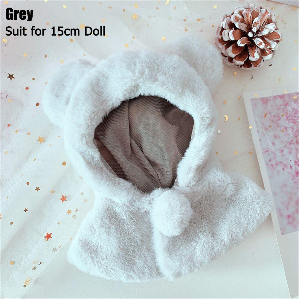 Мягкая кукла-животное Корейский идол Плащ с капюшоном Одежда для кукол Костюм Одежда для кукол Одежда для плюшевой куклы