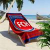 FC Heidenheim Print Beach Towel, Large Soft Quick Dry Towel for Beach Camping Swimming