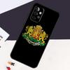 Чехол-паспортница с картой и флагом Болгарии для Samsung Galaxy A54 A34 A14 A52S A12 A22 A32 A52 A50 A51 A71 A13 A53 A33