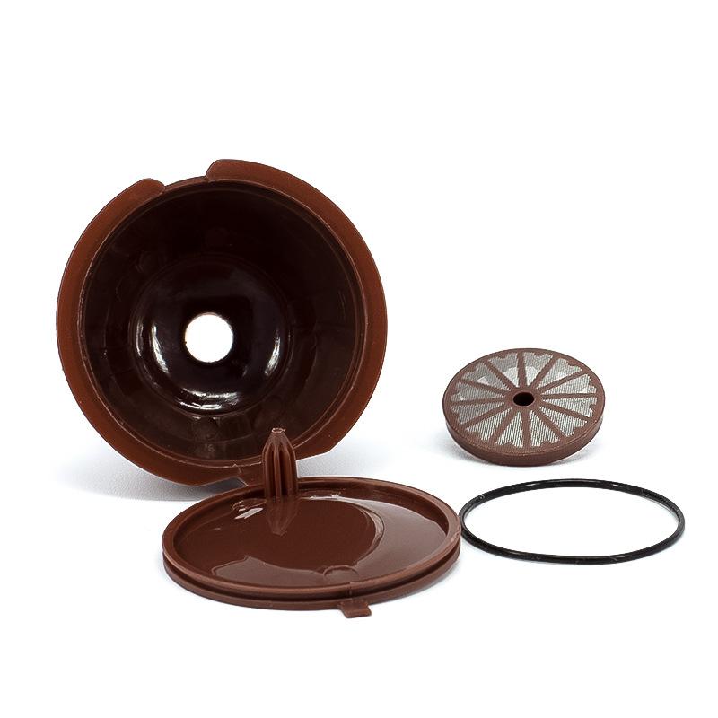 Набор из 6 многоразовых капсул для кофе Dolce Gusto, пищевого качества, для дома, офиса, путешествий, ежедневного использования