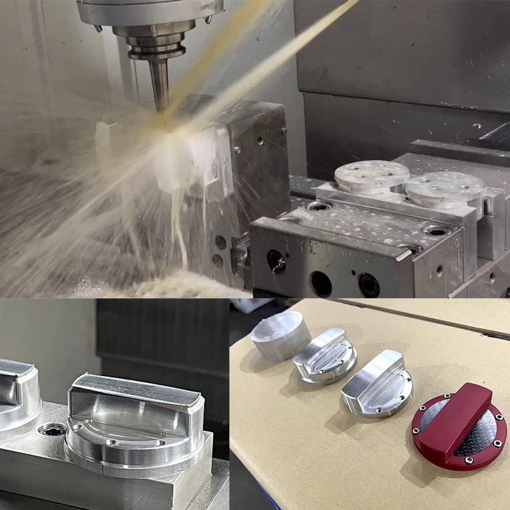 Deff Fuel Cap Cover for Mercedes-Benz (Type2) Fuel Cap Cover Aluminum Fuel Cap Cover