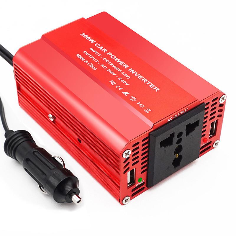 300 Вт Интеллектуальный Автомобильный Инвертор Двойной USB Преобразователь Питания Многофункциональный Портативный Адаптер Питания