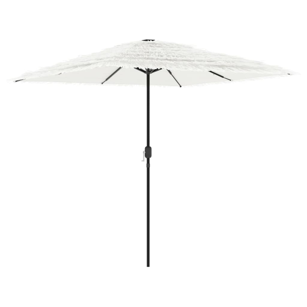 White Sun Umbrella with Steel Pole 248 x 248 x 248 cm
