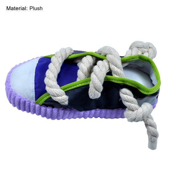 Игрушка для домашних животных, устойчивая к укусам, интерактивная плюшевая, снимает беспокойство, форма обуви для укусов домашних животных