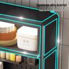 Многофункциональный кухонный шкаф и стеллаж Yunshuang