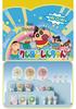 Shiro Mini USB Rechargeable Fan - Cute Crayon Shin-chan Ornament for Kids and Students