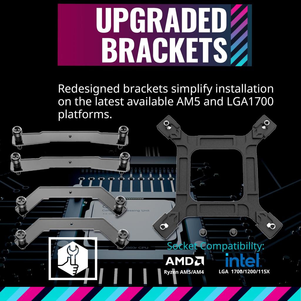 Cooler Master MasterAir MA824 Stealth 8 Heat Pipes Dual Tower Fan Совместим с воздушным охлаждением CPU Cooler FN1995 и LGA1700/AM5/AM4 MAM-D8PN-318PK-R1