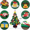 Christmas Decoration Kids Handmade Ornament Educational 3D Tree New Felt Nonwoven Fabric Christmas Tree
