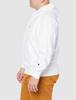 Sweatshirt Hoodie Long Sleeve One Point Logo Embroidery Hooded Sweatshirt Basic White M [Champion] (Old Model) Men's