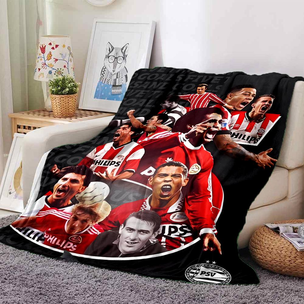 1pc Blanket - PSV LOGO Print Design,Lightweight Blanket for Sofa,Bed- Soft &Warm,Gift for All Seasons
