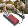 MLD-004D Electric Fence Tester LCD Screen Voltage Meter 10KV Portable Tool with 8pcs Light for Farm