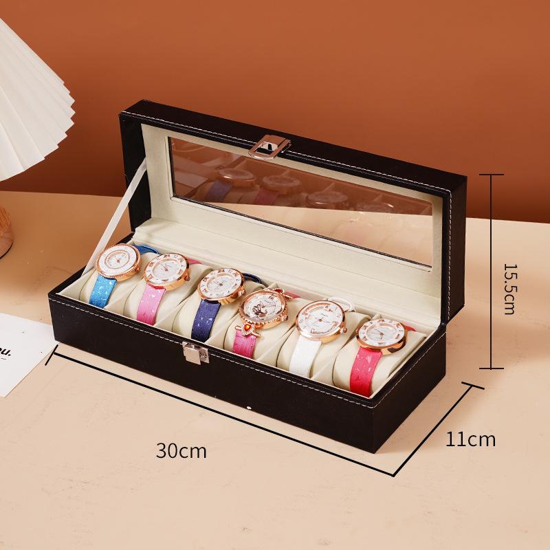 Leather Watch Display & Storage Box - Exquisite Gift & Home Decoration