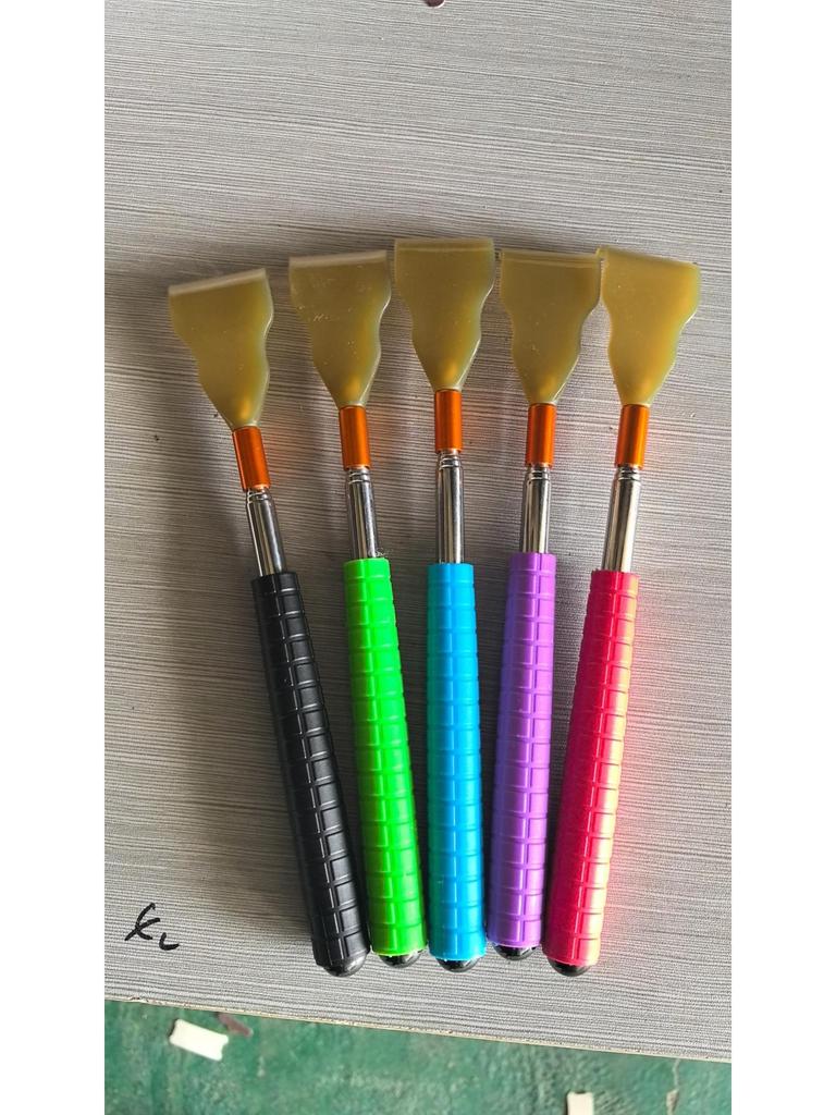 Портативная выдвижная чесалка для спины в виде бычьего рога для дома и путешествий