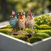 Decorative Garden Inserts Rooster Statues Waterproof UV Resistant Chickens Decorations Outdoor/Indoor Stakes