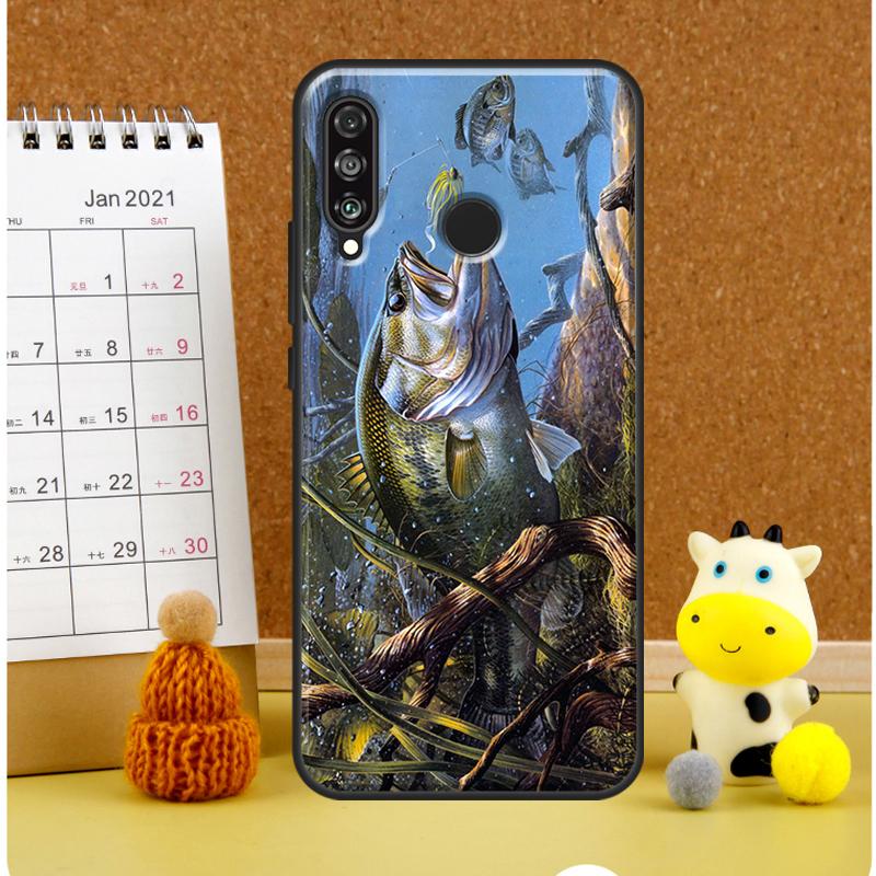 Рыбак на озере для ловли басса Для Huawei Nova Y72 Y70 Y91 Y90 Y60 Y61 Y73 3i 7i 8i 11i 12i 9 10 SE P20 P30 P40 Lite Чехол