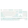137 шт. колпачков для клавиш XDA PBT с термосублимацией, тема «Ледяная мята», для энтузиастов механических клавиатур