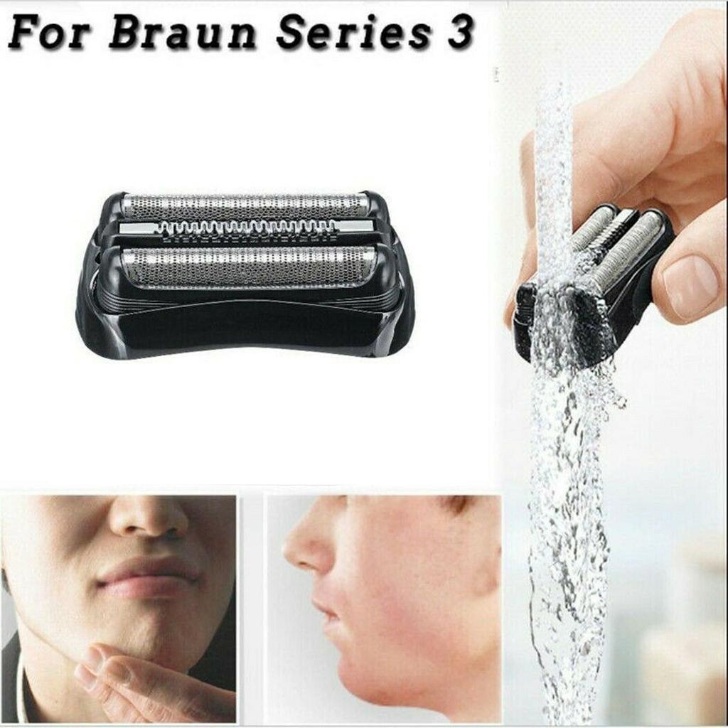 Черные сменные сеточки и лезвия для бритвенных головок для мужчин Braun 3 серии
