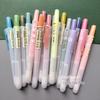 Retro Soft Color Fluorescent Highlighter Pen 805 - Bold Note-Taking Marker for Students