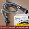 Washing Machine Drain Hose Washing Machine Drain Tube Stainless Steel Texture Suitable for Home and Commercial Use