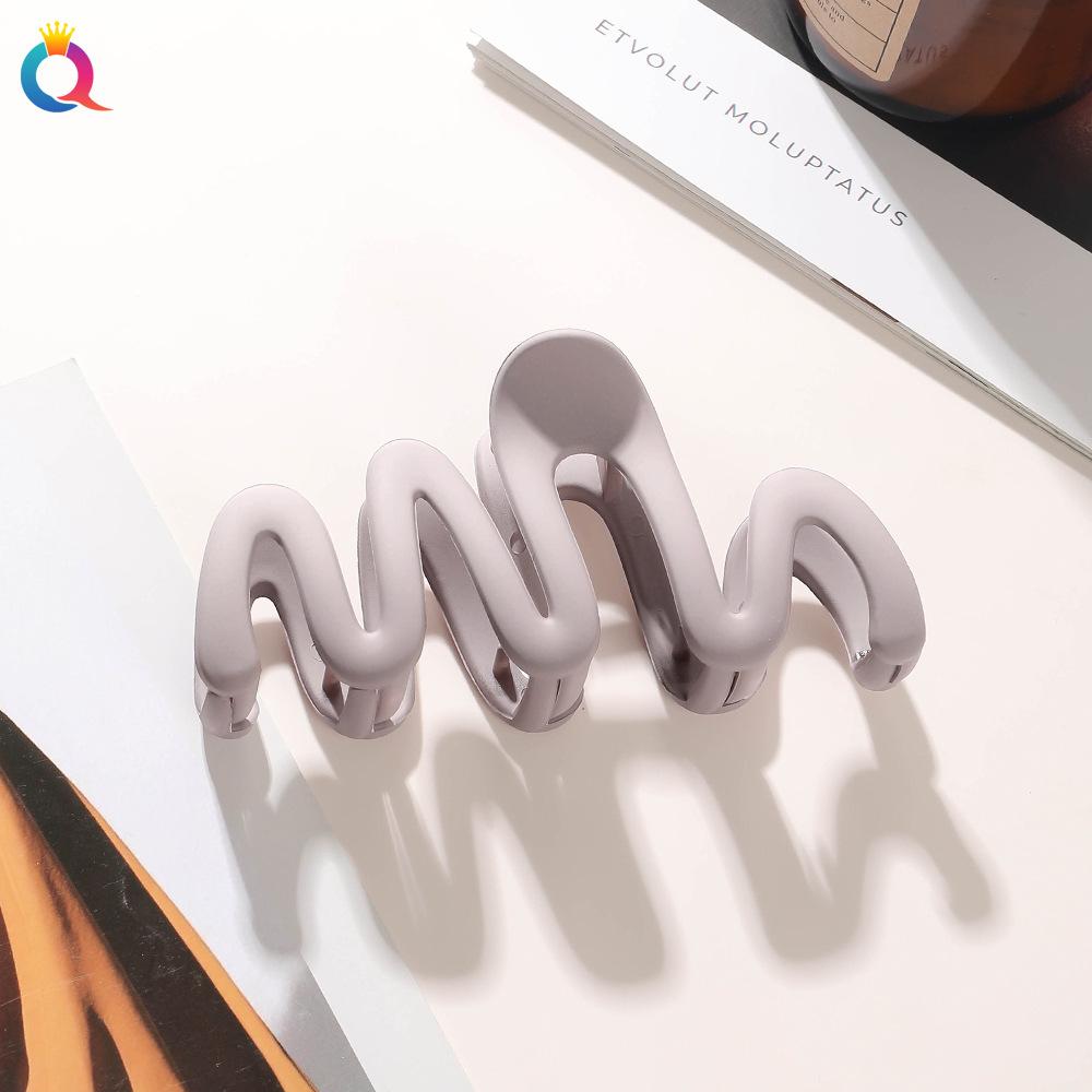 Цветная заколка для волос с волнистым кончиком Заколка для волос Заколка для волос Updo Заколка-акула Аксессуары для волос