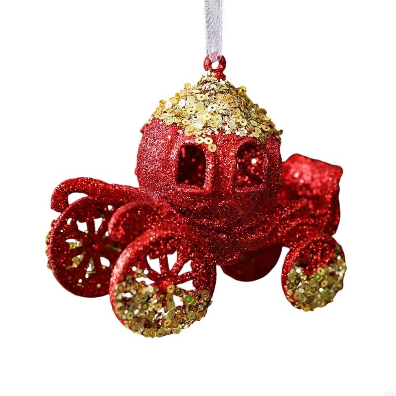 Weather proof Snowflake Christmas Decors Glittered Acrylic Hanging Piece for Multiple Scene