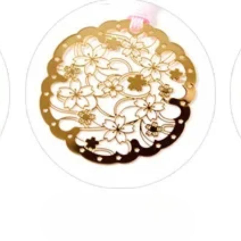 Серия Cherry Blossom, полая закладка в китайском стиле, креативная маленькая и мини-закладка из латуни, зажим для страницы