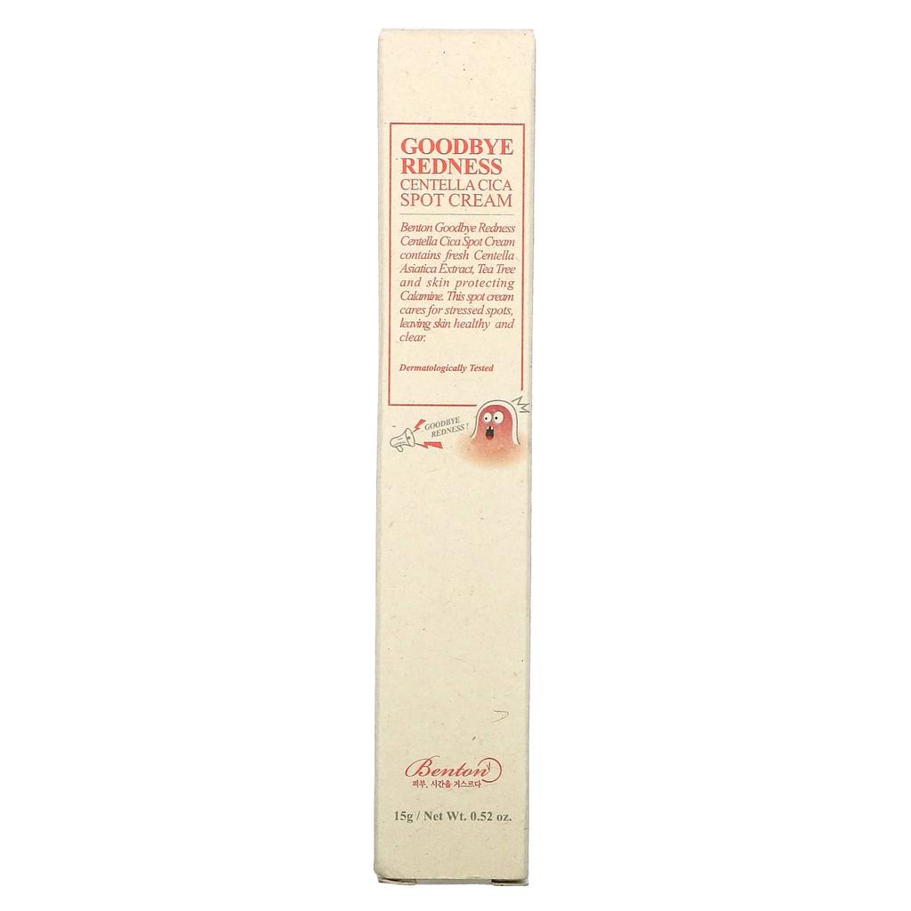 Benton Goodbye Redness Centella Cica Spot Cream, 15g (0.52oz)