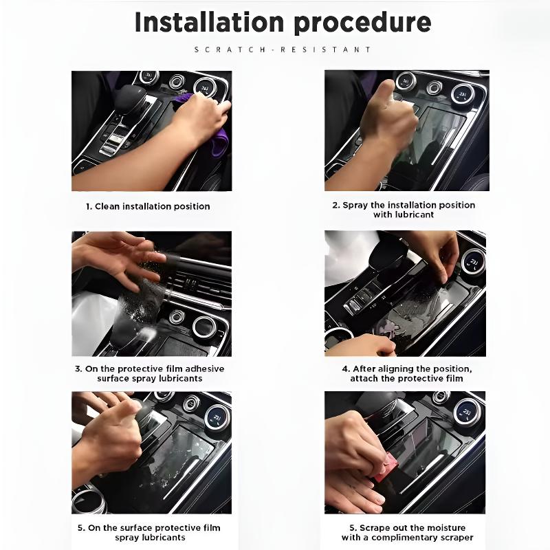 For BYD Sea Lion07 24-25 interior protection Dashboard Multimedia Navigation Transparent Scratch-Resistant Film Modification