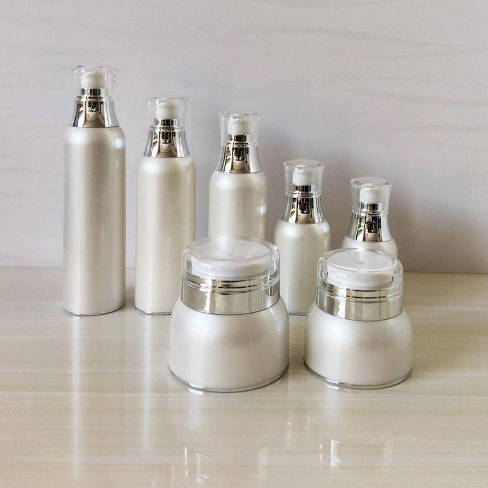 Refillable Cans Lotion Bottles Cosmetic Jars Vacuum Pump Bottle Face Cream Bottles Lotion Vials