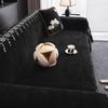 Light Luxury High-end Sofa Cover, Simple New Black Four-season Universal All-inclusive Universal Anti-cat Scratch Cover Blanket