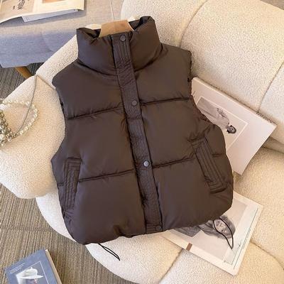Осенне-зимний жилет для женщин, модная, теплая и удобная верхняя одежда
