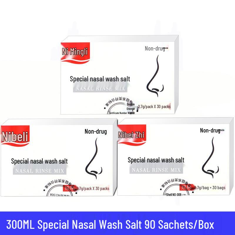 Nasal Irrigator Device: Adult & Child Saline Spray for Home Use
