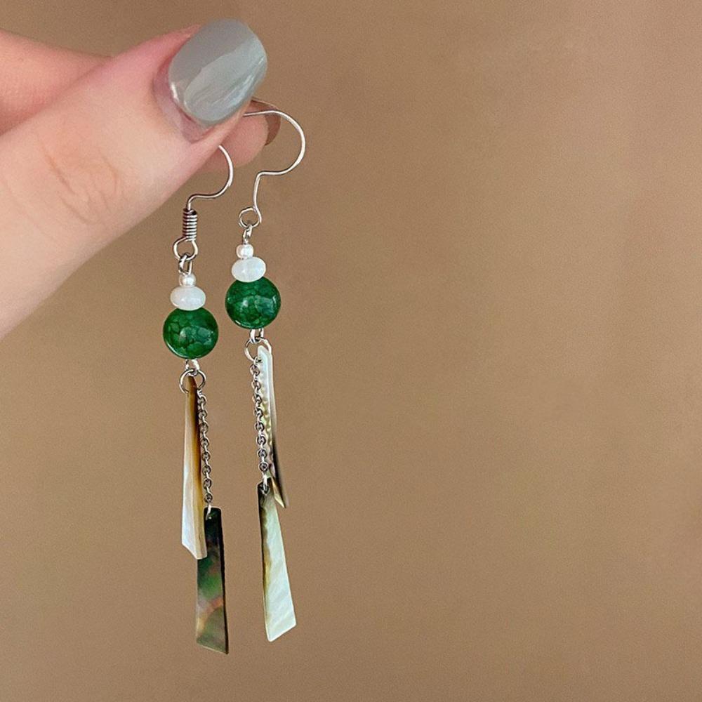 Chinese Style Water Drop Earrings Elegant Cheongsam Ear Stud Fashion Hanfu Earrings Women