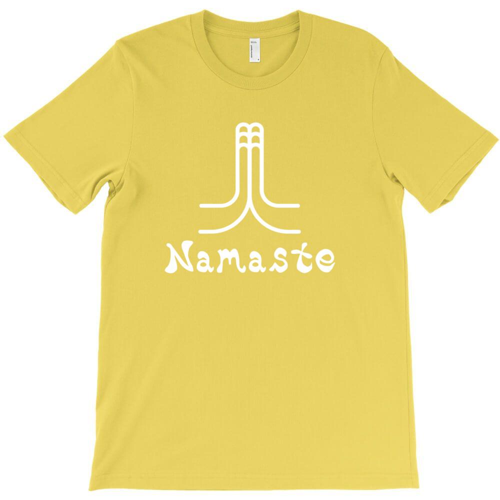 Namaste T Shirt Print For Man Short Sleeved Tees Pre Cotton Tops Short Sleeve Tees The