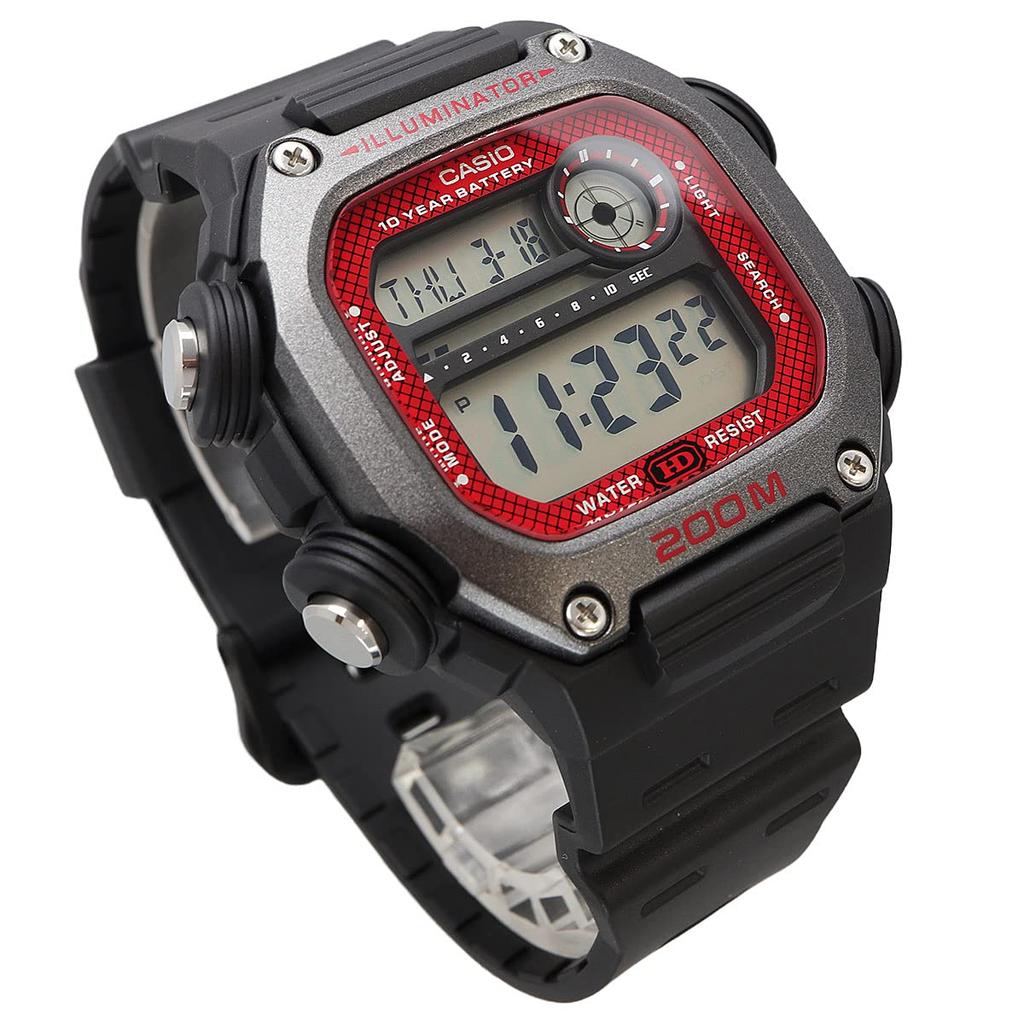 Casio Standard Digital Watch Black X Red Overseas Model [Casio] DW-291H-1BV Men's [Item]