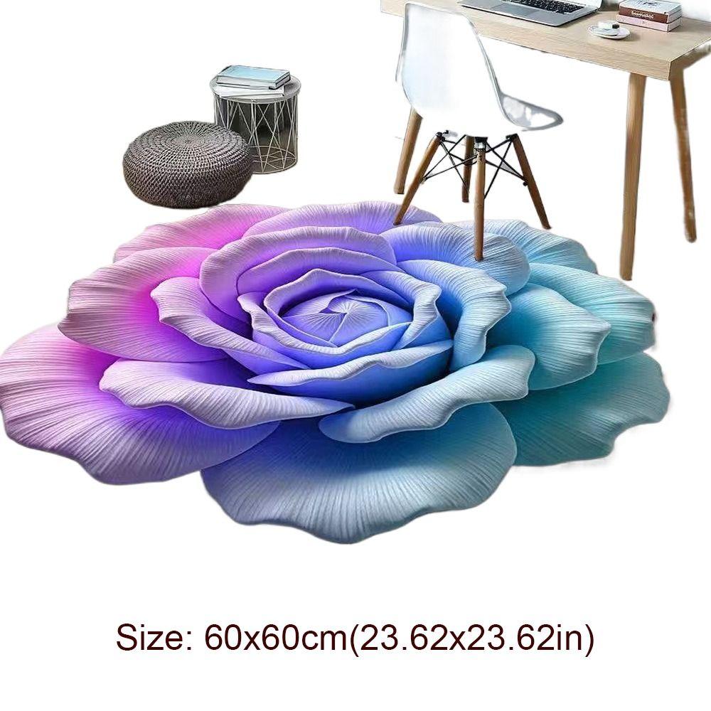 Ковер в виде цветка специальной формы, мягкий коврик для пола в ванной, дверная прокладка для журнального столика в гостиной