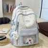 Korean Style Star Backpack for Women - Large Capacity, Lightweight Schoolbag for Junior & Senior High School Students