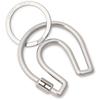 Keychain Horseshoe Noir Silver H077329 FJ 03 [Hermes] Men's Women's [Item]