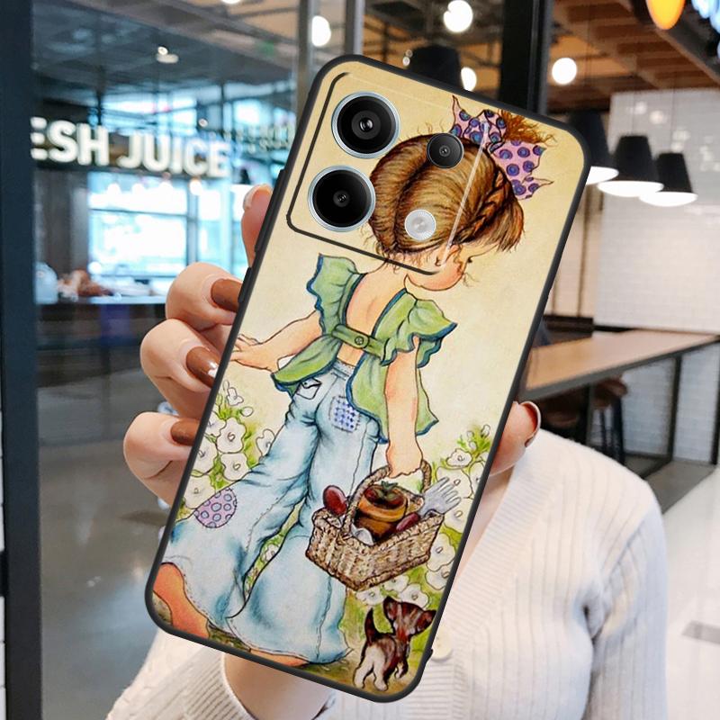 Чехол с рисунком Sarah Kay для Xiaomi Redmi Note 14 Pro 10 11 12 13 15 Pro Plus Redmi 15 10C 12C 13C 14C 15C