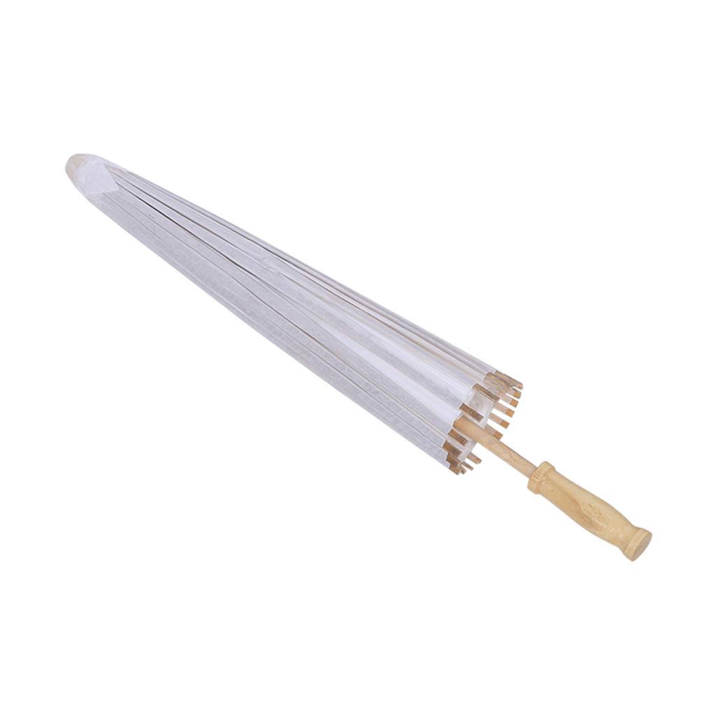 Белый бумажный зонтик, свадебный сувенир, украшение для вечеринки, аксессуар для свадебной фотографии, радиус 20 см