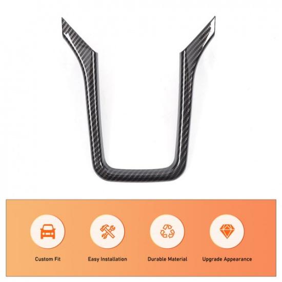 ABS Carbon Fiber Interior Center Console Cover Trim For Porsche Cayenne 2011-17