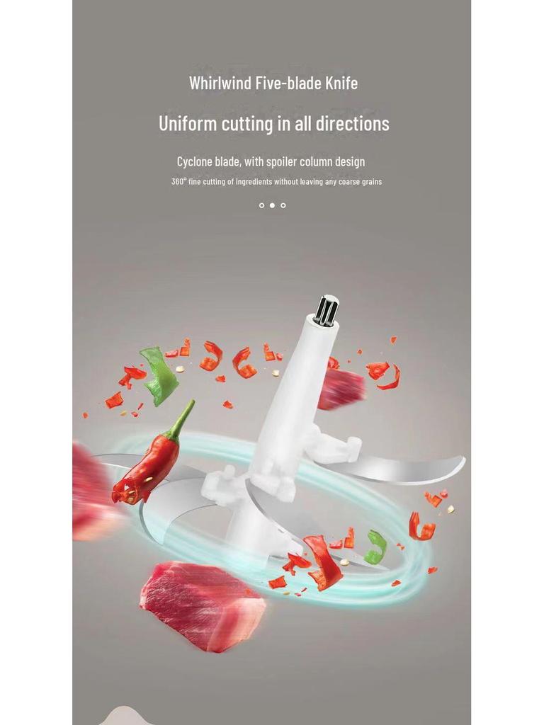 Электрическая мясорубка из нержавеющей стали и многофункциональный кухонный измельчитель