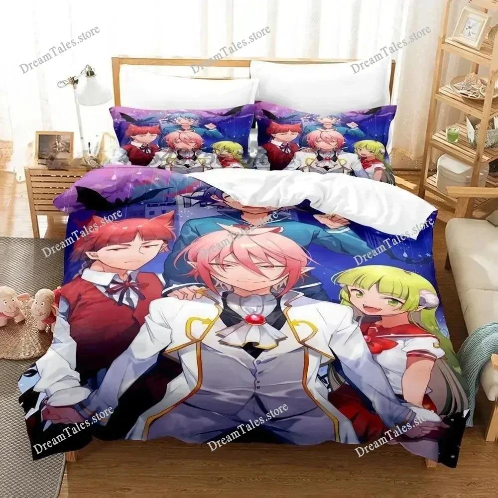 Добро пожаловать в школу демонов! Постельное белье Iruma-kun Односпальное Полуторное Двуспальное Queen King Size Комплект постельного белья для взрослых и детей Спальня Дом Пододеяльник Комплекты7