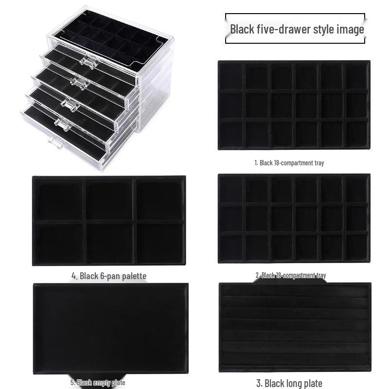 Многоярусная шкатулка для украшений для серег и мелких предметов - Домашнее хранение и организация