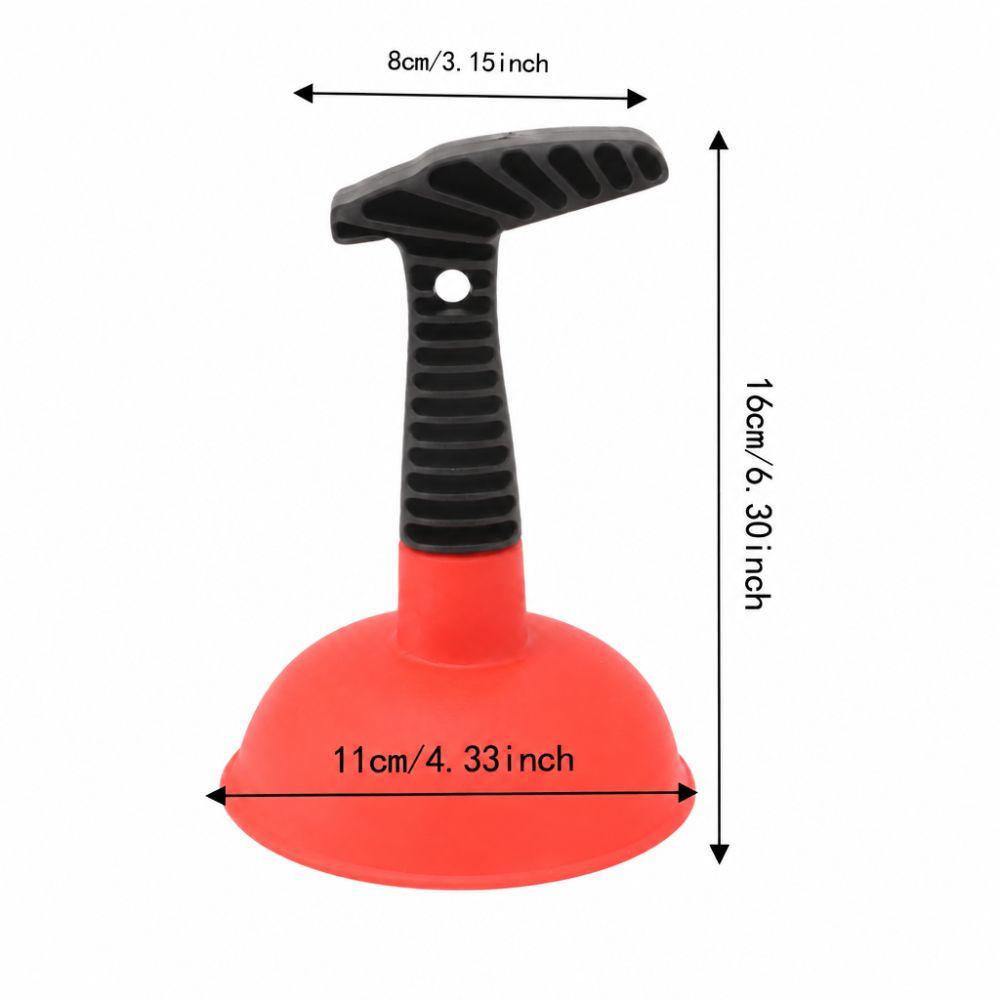 Slip Proof Handle Sink Plunger Space Saving Bathroom Cup Plunger Mini Drain Plunger Bathtub