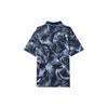 Under Armour SS23 Iso-Chill Printed Golf Polo Men Tops Navy-Blue 1377367-410