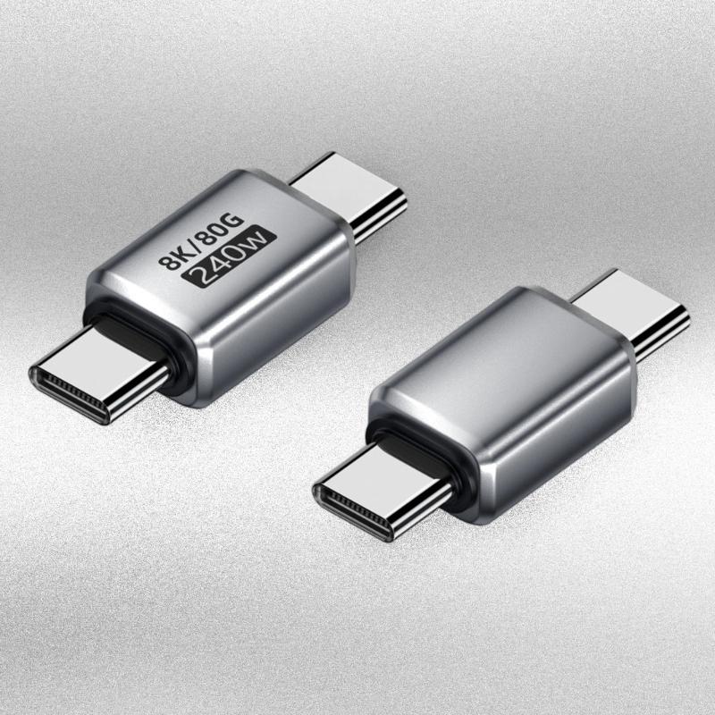 Алюминиевый адаптер USB4.0 для вывода видео 8K60Hz и совместимости с несколькими устройствами, мощность 240 Вт