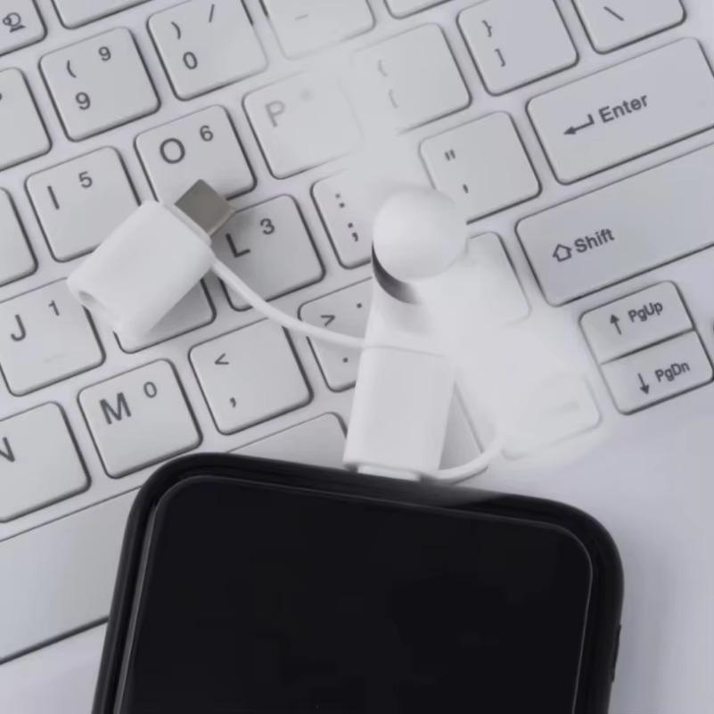 3-в-1 Мини USB-вентилятор для телефона Портативный охлаждающий вентилятор для iPhone Samsung Xiaomi Type-C Micro USB Устройств iOS